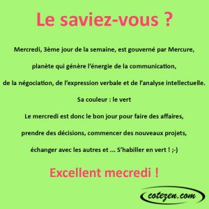 mercredi